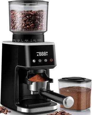 Zulay Kitchen Electric Burr Grinder: Espresso & Coffee Beans
