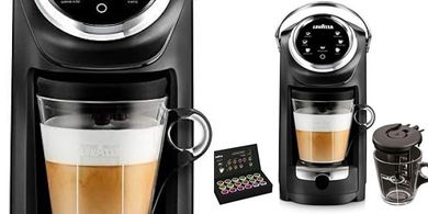 Lavazza Expert Bundle: LB400 Machine, 36 Capsules, & Extra Vessel
