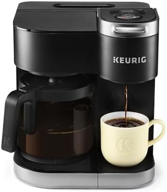 Keurig K-Duo: Single-Serve & Carafe Coffee Maker with Programmable Auto-Brew
