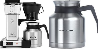 Moccamaster 79212 Coffee Brewer, 32 oz, Silver
