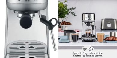 Breville Bambino Espresso Machine: Fast Heat, Auto Milk Frother
