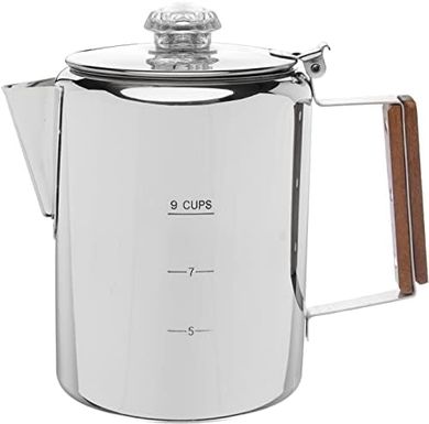 Coletti Bozeman 9-Cup Percolator: Aluminum & Plastic-Free
