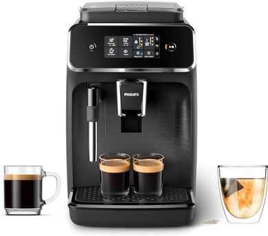 Philips 2200 Espresso Machine: Automatic, Ceramic Grinder, Milk Frother
