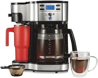 Hamilton Beach 12-Cup Programmable Coffee Maker with Single Serve
