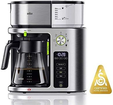 Braun MultiServe Coffee Maker: 10-cup, programmable, iced/hot.
