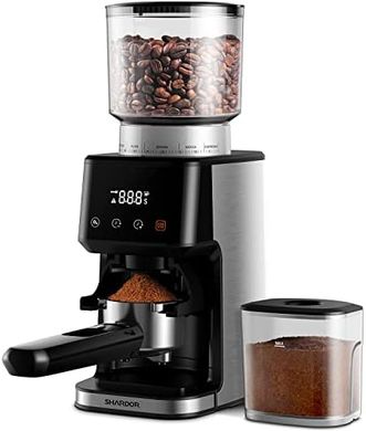 SHARDOR Precision Espresso Grinder: 51 Settings, Touchscreen Timer
