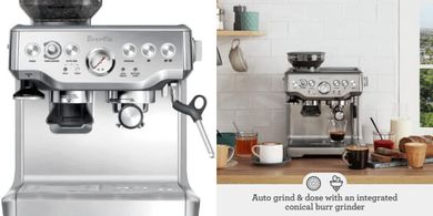 Breville BES870XL Espresso Machine: Brushed Stainless Steel
