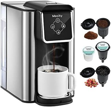 Mecity 3-in-1 Single-Serve Coffee & Tea Maker (K-Cup, Instant)
