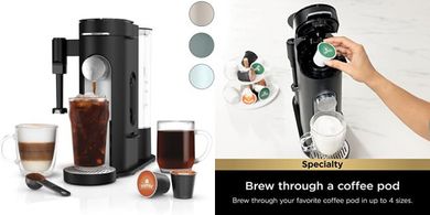 Ninja Specialty Coffee Maker: Pods & Grounds, Built-in Frother
