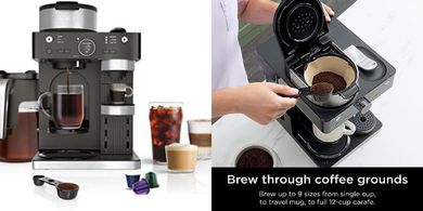 Ninja Espresso & Coffee Barista System: 3 Brew Styles, Frother Included
