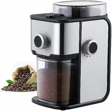 Ollygrin Electric Coffee Grinder: 14 Settings, 12 Cups
