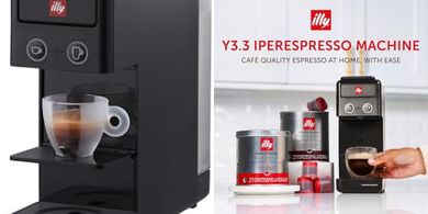 Illy Y3.3 Espresso Machine: Single-Serve IperEspresso Maker (Black)
