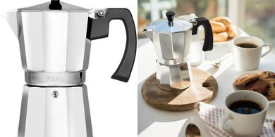 Zulay Premium Moka Pot: Leak-Proof Espresso Maker (6 Cups)
